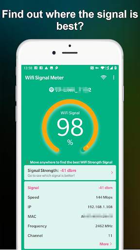WiFi Signal Strength Meter screenshot 1