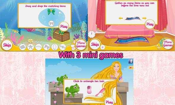 Princess stories dressup game screenshot 2
