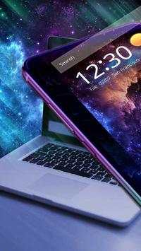 3D Galaxy Earth Moon Parallax Theme 1 تصوير الشاشة