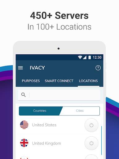 Ivacy VPN - Best VPN Fast, Unlimited & Secure 19 تصوير الشاشة