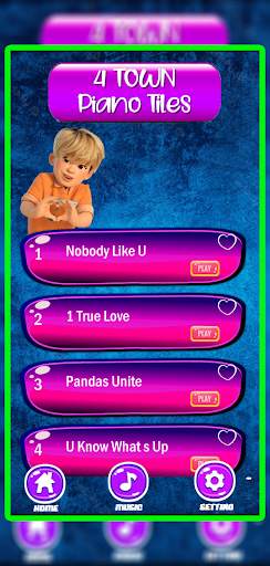 4 Town Piano Tiles screenshot 2
