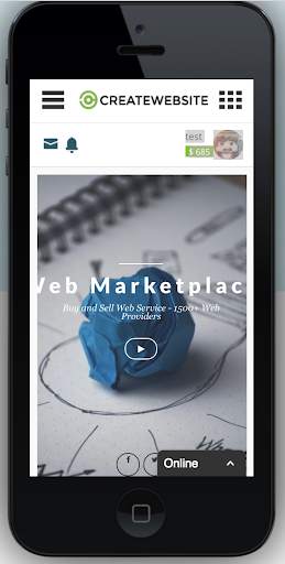 Create Website Marketplace 1 تصوير الشاشة