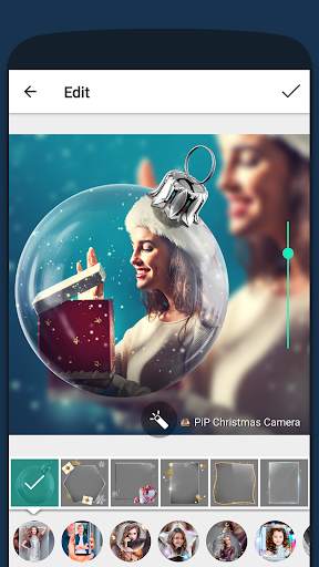 PiP Christmas Camera New Year photo frame 2020 screenshot 3