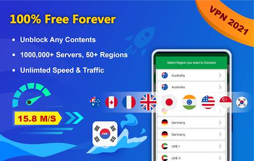 VPN Korea - A Free VPN App & Unlimited VPN Proxy screenshot 2
