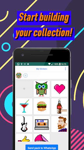 Stixel - Pixel Art Stickers for WhatsApp screenshot 2