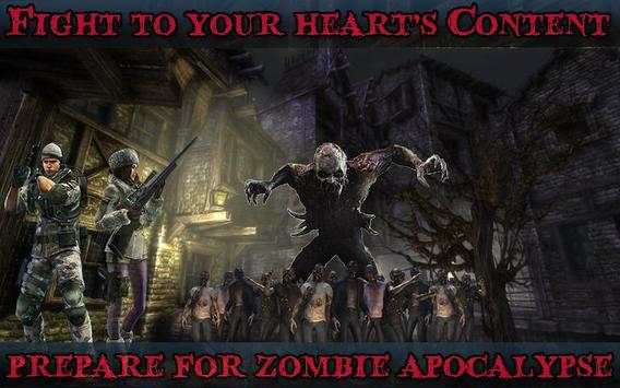 Zombie Hunter 3D : Zombie Apocalypse Zombie Game screenshot 1