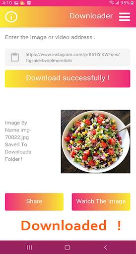 Downloader for Instagram screenshot 4