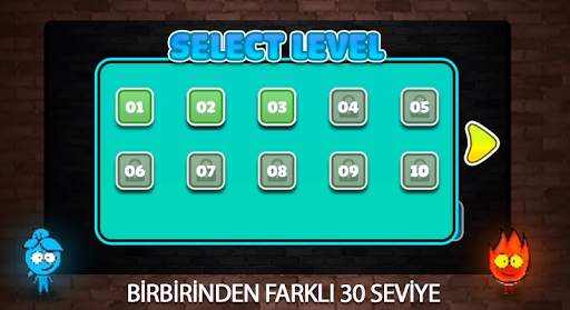 Ateş ve Su - Kaçma Oyunu 2020 screenshot 2