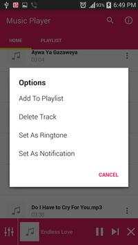 Music Player 6 تصوير الشاشة
