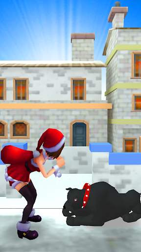 Santa Girl Run Natale screenshot 2