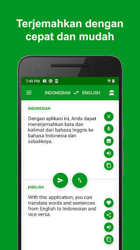 Indonesia - Inggris Penerjemah: gratis & offline screenshot 2