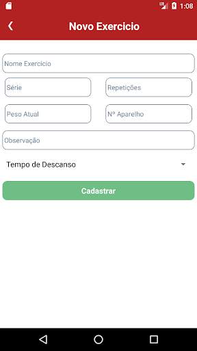 Training Control - ficha de academia screenshot 2