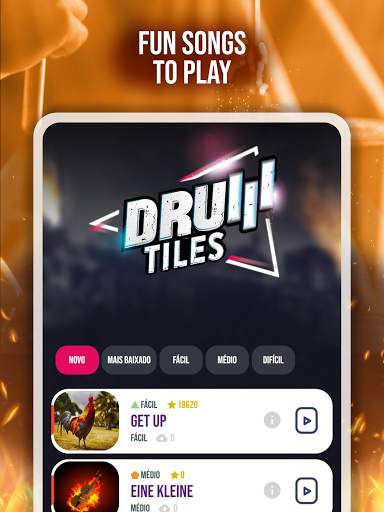 Drum Tiles: drumming game screenshot 8