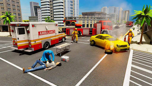 911 Emergency Rescue Service - Firefighter Games screenshot 5