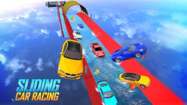 Frozen Slide Race 3D - Car Racing screenshot 2