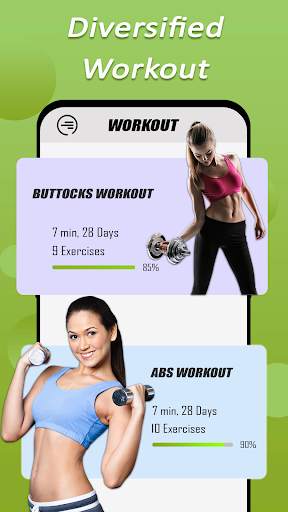 Home Workout : No Equipment - Hips, Legs Workout screenshot 2