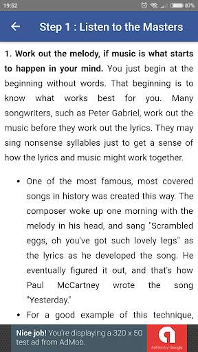 How to write a song lyrics screenshot 5
