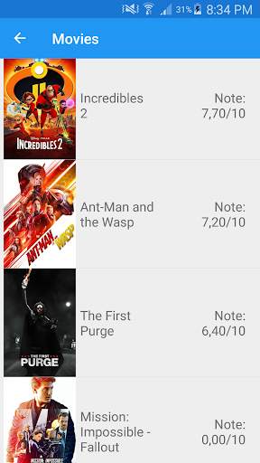 MyMovies screenshot 2