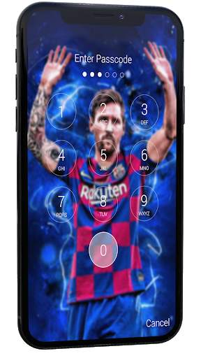 Lock Screen for Messi   Wallpapers 5 تصوير الشاشة