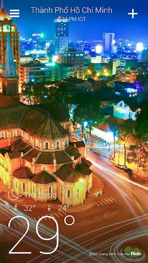 Yahoo Thời tiết screenshot 1