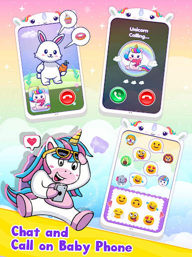 Baby Unicorn Phone For Kids screenshot 2