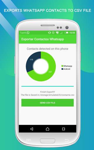 Export Contacts For WhatsApp screenshot 1
