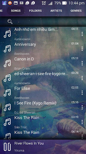 Storm Mp3 Player 3D 4 Android screenshot 3
