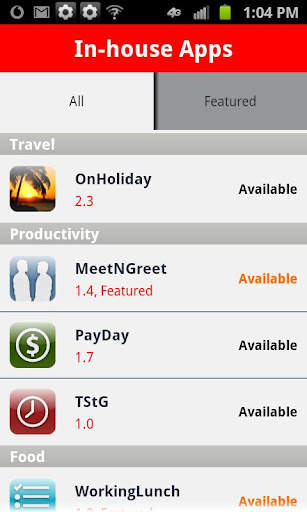 Vodafone Mobile@Work screenshot 3