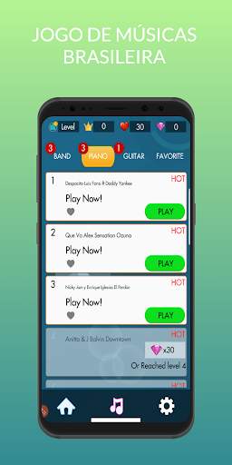 Piano Tiles MÚSICAS BRASILEIRA screenshot 1