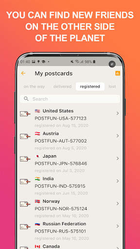 Postfun - exchange postcards screenshot 4