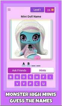 Monster High Minis - Character Quiz स्क्रीनशॉट 1