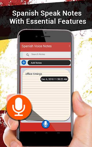 Spanish Voice Notes – notas de voz screenshot 1