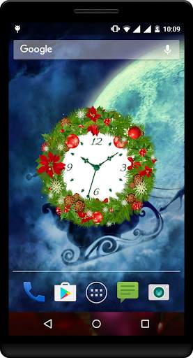 Christmas Clock LIve Wallpaper screenshot 8