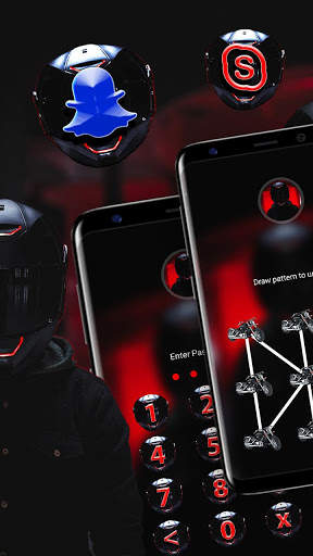 Bike Helmet Launcher Theme screenshot 5