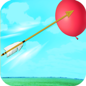 archery balloon game icon