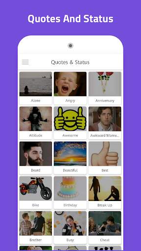 Quotes and Status screenshot 1