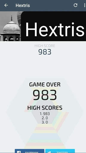 HexTris game screenshot 3