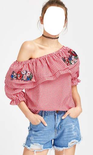 Women Crop Tops Photo Suit screenshot 20