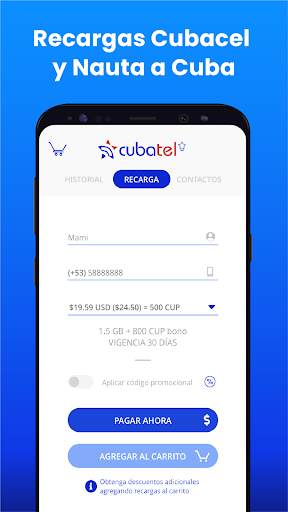 Cubatel - Recargas a Cuba screenshot 3
