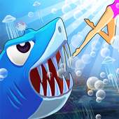 Angry Hungry Shark