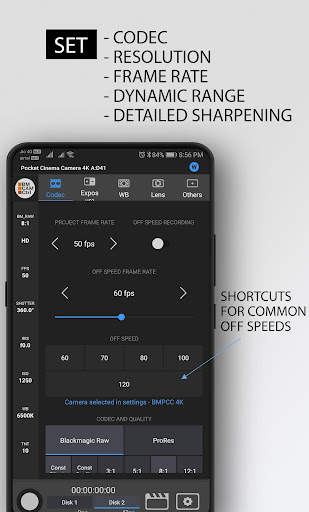 Control Blackmagic Camera screenshot 1