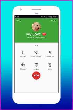 Fake Call Sexy Girl screenshot 2