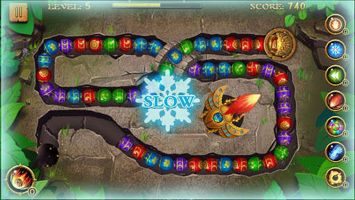 Jungle Marble Blast screenshot 2