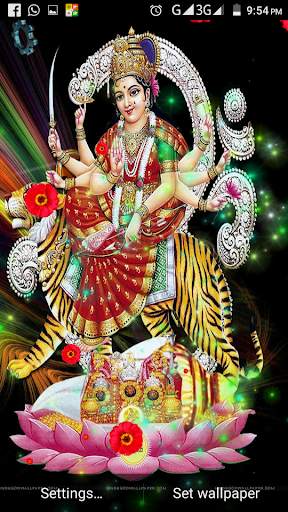 Ma Durga, Lakshmi : Hindu God Live Wallpaper screenshot 3