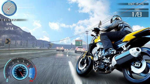 Racing Moto 3D screenshot 2