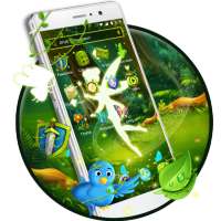 Green Fairy Butterfly-APUS Stylish Theme on 9Apps