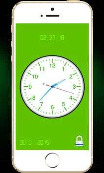 Analog Clock Screen Lock 3 تصوير الشاشة