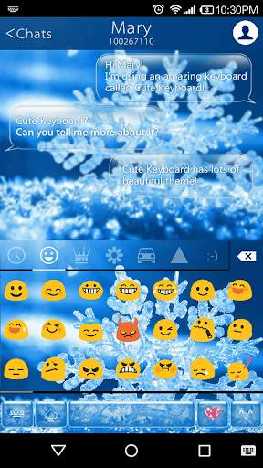 Sparkling Ice Emoji Keyboard स्क्रीनशॉट 2