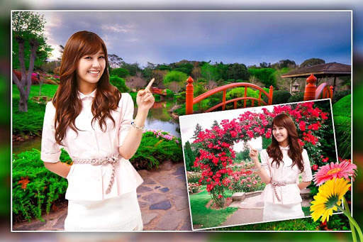 Garden Photo Frame : Auto Remove Background screenshot 1