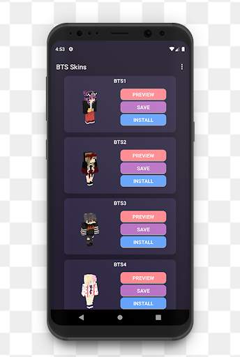 KPOP Bangtan Skins For Minecraft screenshot 2